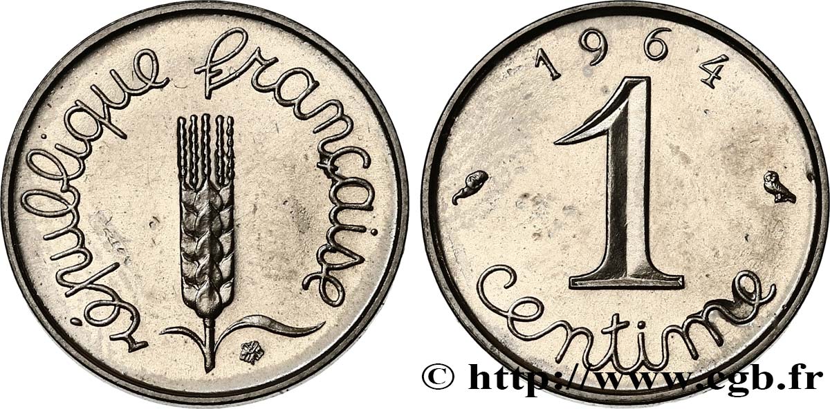 1 centime Épi 1964 Paris F.106/8 SPL