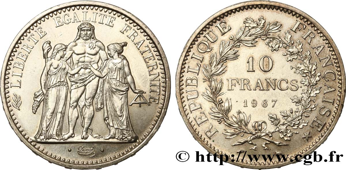 10 francs Hercule 1967 F.364/5 AU