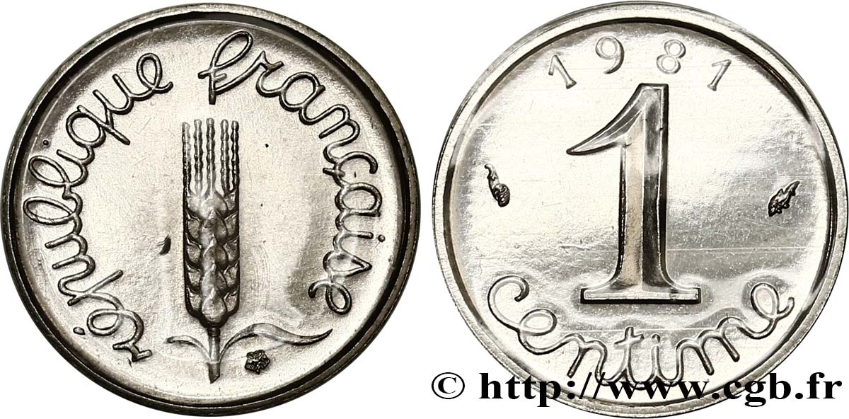 1 centime Épi 1981 Pessac F.106/38 MS