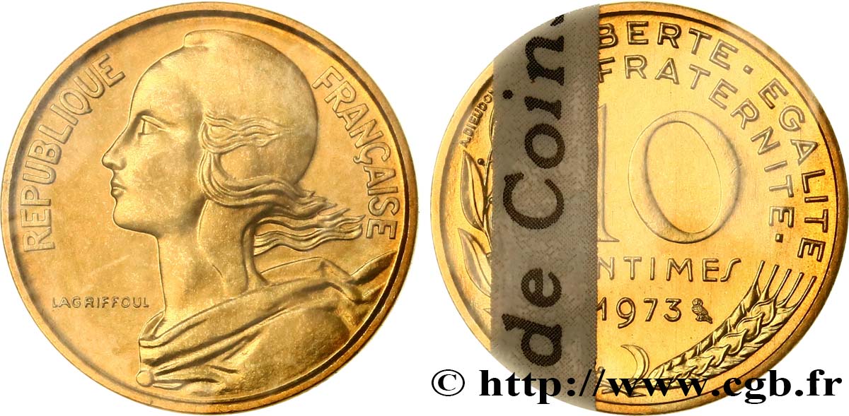 10 centimes Marianne 1973 Pessac F.144/13 FDC