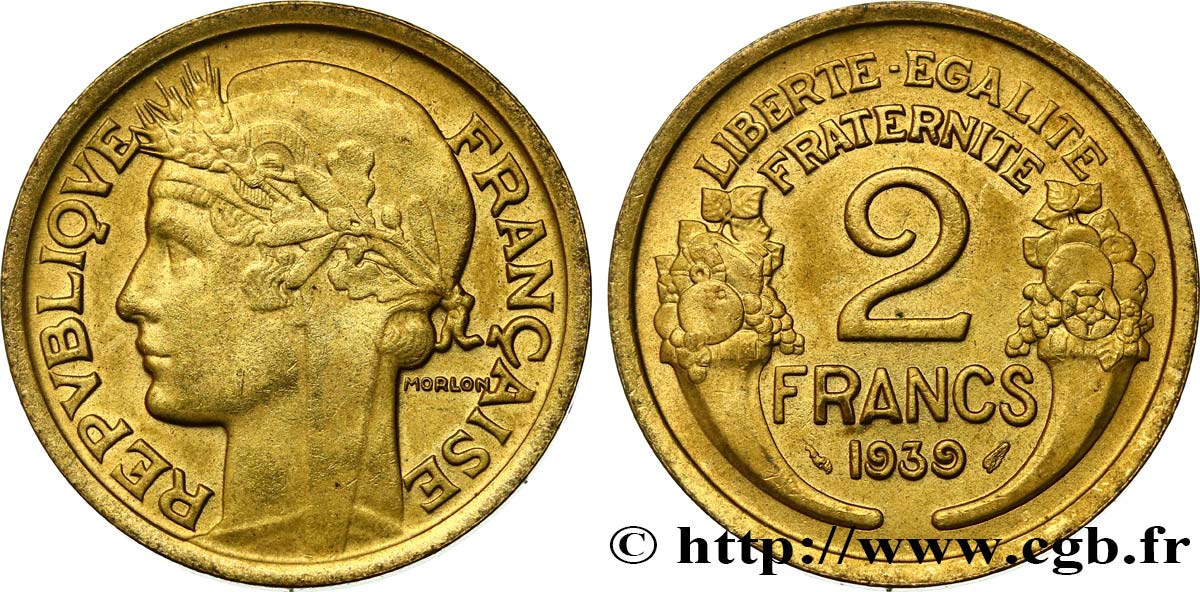 2 francs Morlon 1939  F.268/12 SUP62