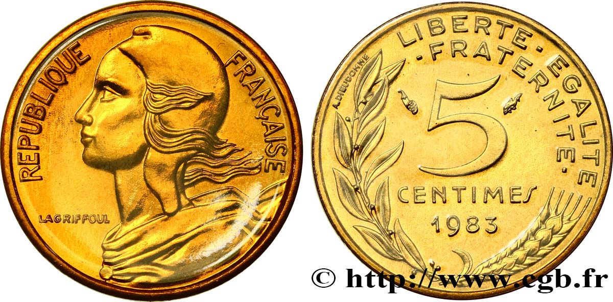 5 centimes Marianne 1983 Pessac F.125/19 FDC