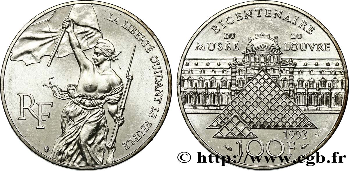 100 francs Liberté guidant le peuple 1993  F.461/2 SUP60 
