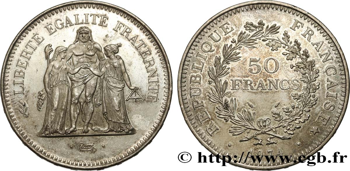 50 francs Hercule 1974 F.427/2 AU