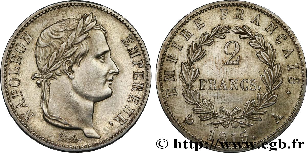 2 francs Cent-Jours 1815 Paris F.256/1 VZ60 