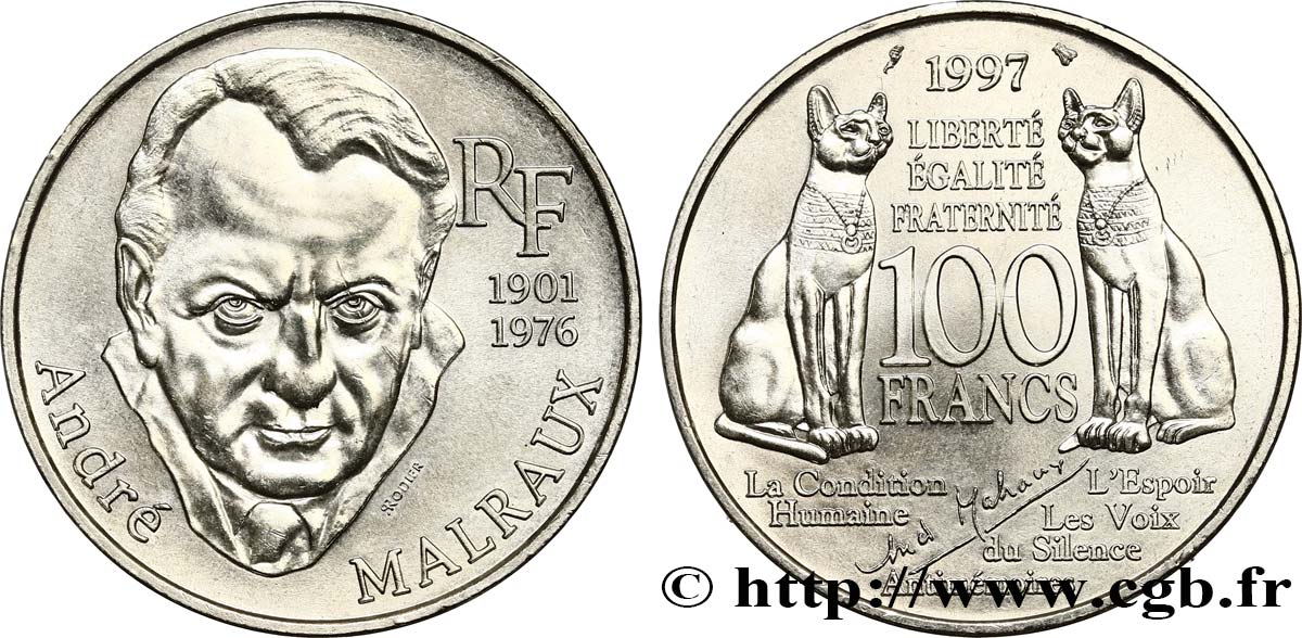 100 francs Malraux 1997  F.465/2 MS62 