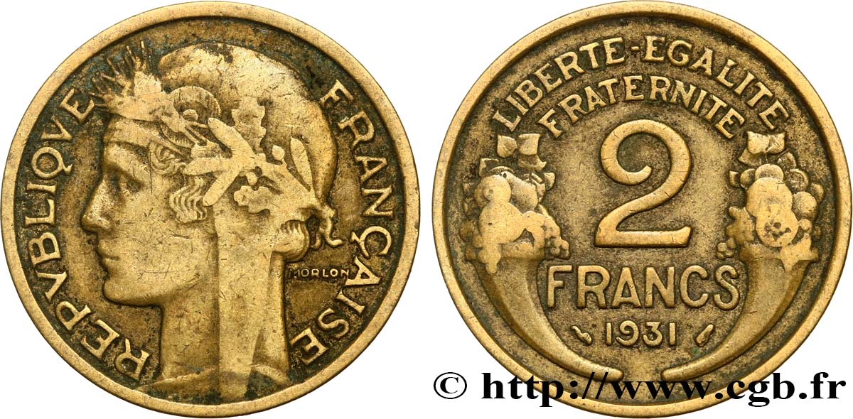 2 francs Morlon 1931 F.268/2 TB30