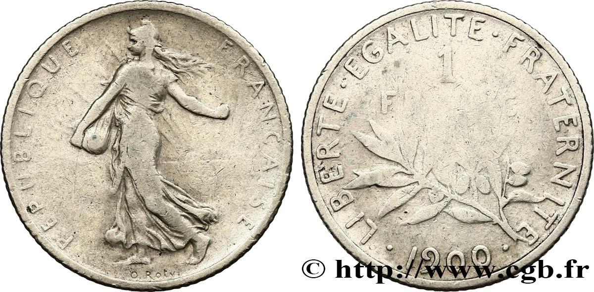 1 franc Semeuse 1900  F.217/4 B10 