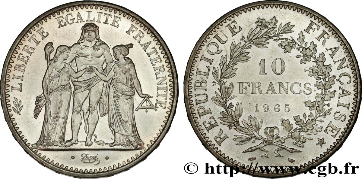 10 francs Hercule 1965  F.364/3 EBC62 