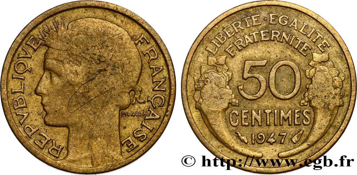 50 centimes Morlon 1947 F.192/19 TB15