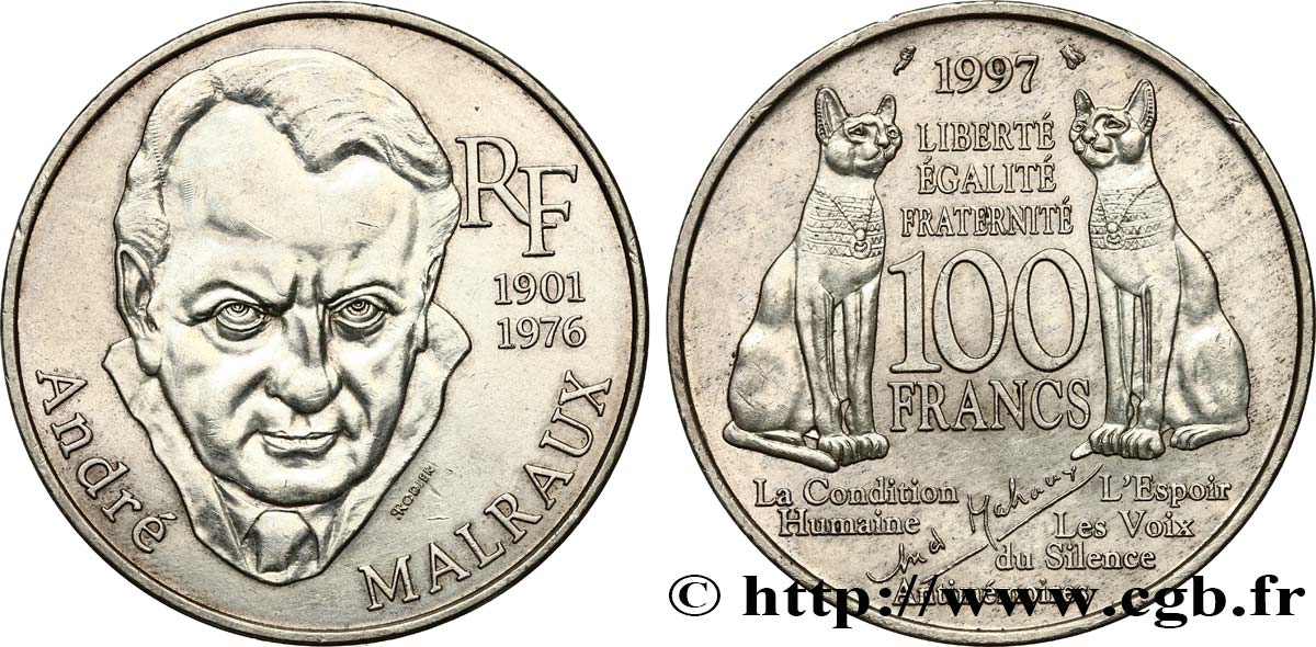 100 francs Malraux 1997  F.465/2 TTB+