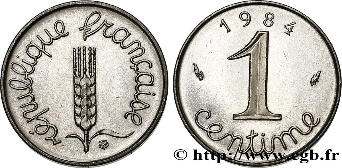 1 centime Épi 1984 Pessac F.106/41 MS63
