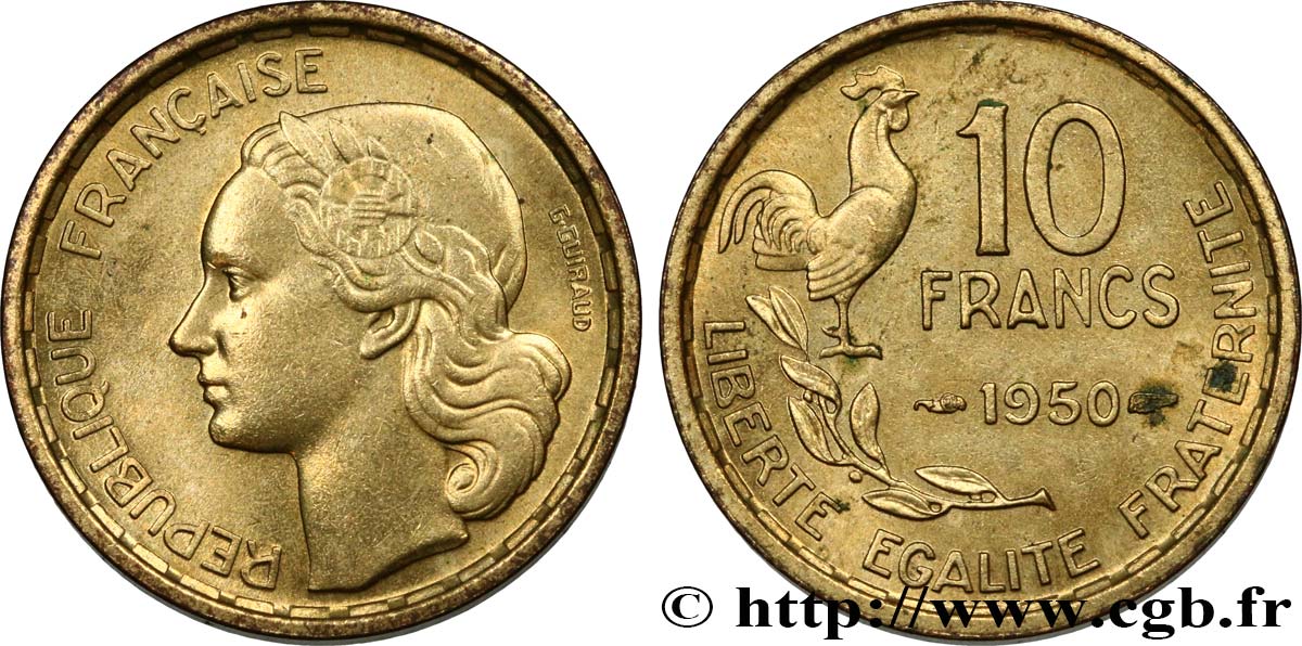 10 francs Guiraud 1950 F.363/2 MBC52