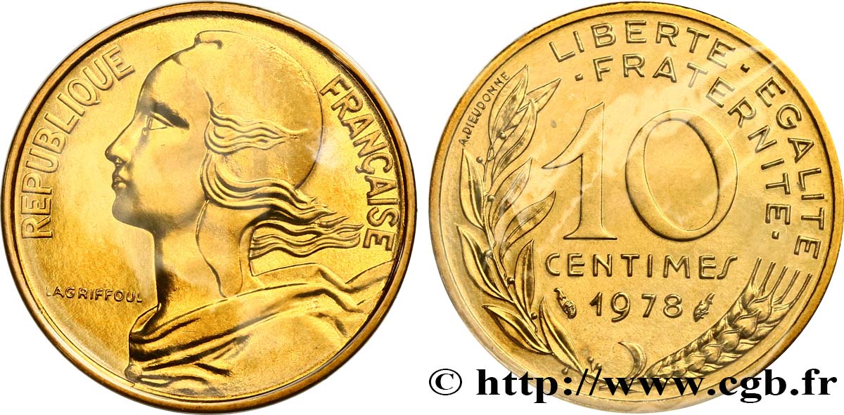 10 centimes Marianne 1978 Pessac F.144/18 MS