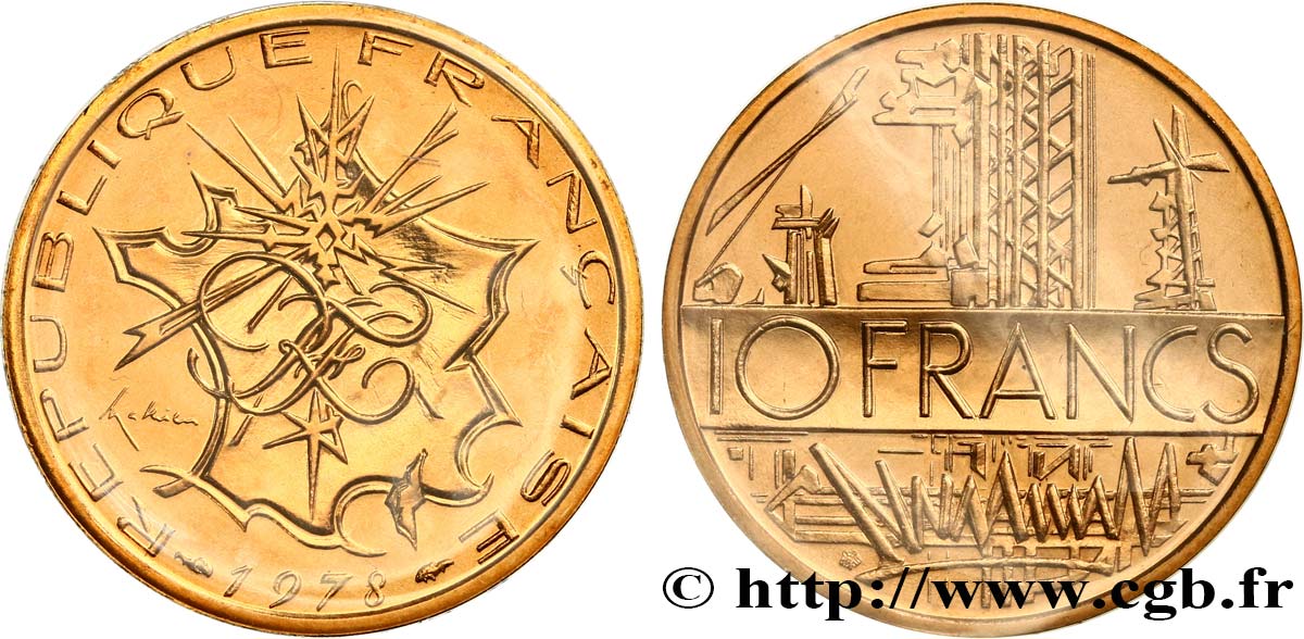 10 francs Mathieu 1978 Pessac F.365/6 MS