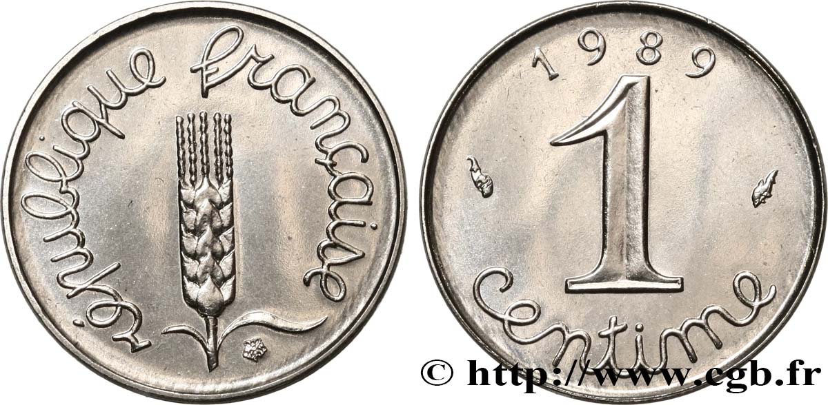 1 centime Épi 1989 Pessac F.106/46 FDC