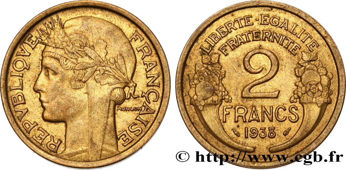 2 francs Morlon 1938 F.268/11 SPL55