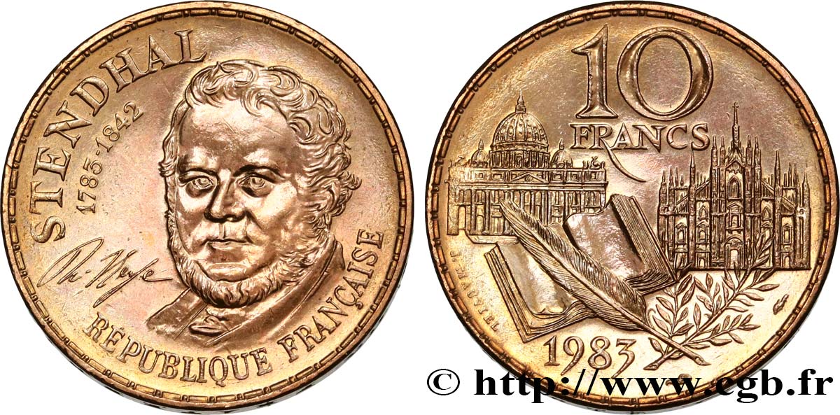 10 francs Stendhal 1983 F.368/2 SUP62
