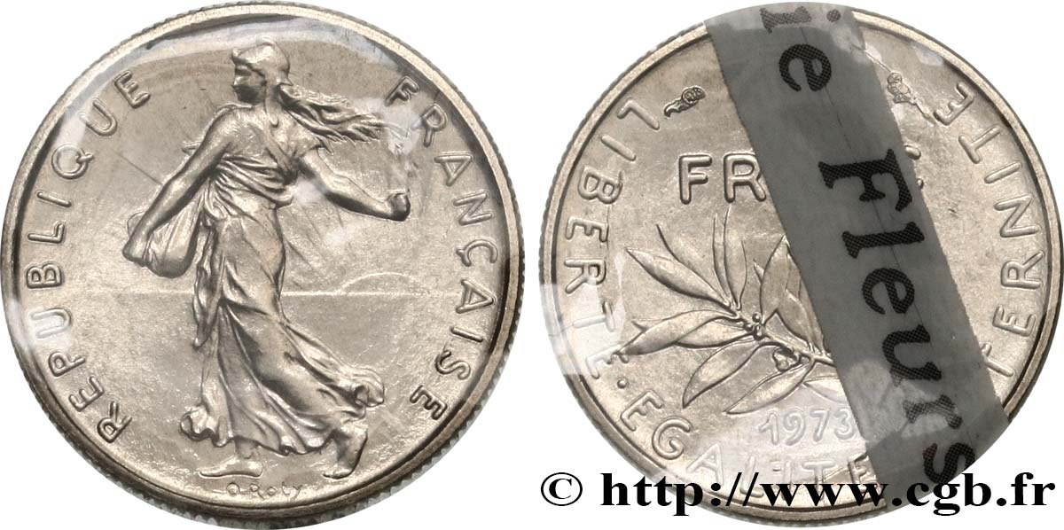 1/2 franc Semeuse 1973 Pessac F.198/12 MS