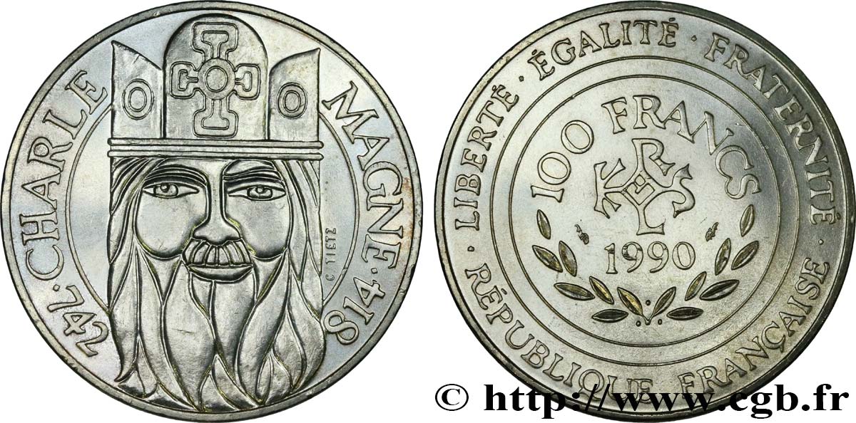 100 francs Charlemagne 1990 F.458/2 AU