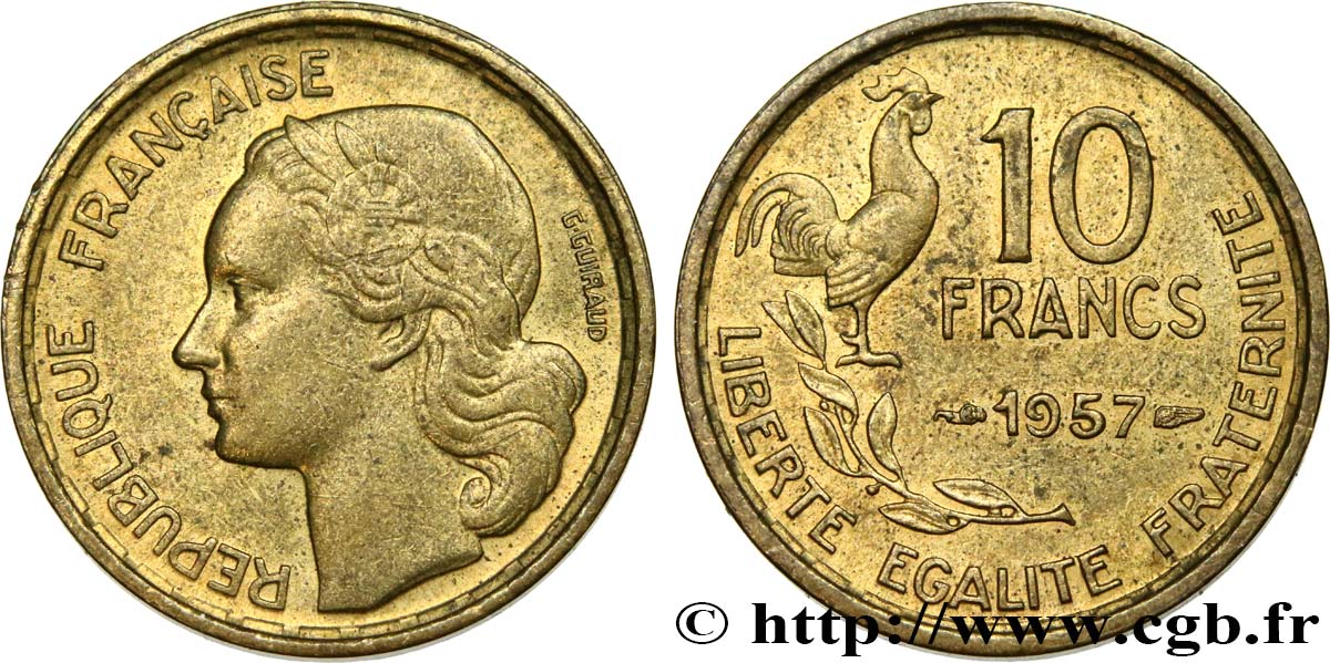 10 francs Guiraud 1957 F.363/13 XF48