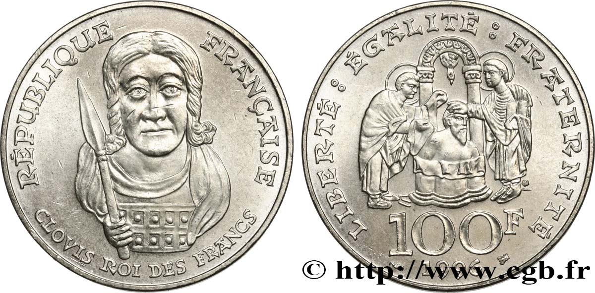 100 francs Clovis 1996  F.464/2 TTB+ 
