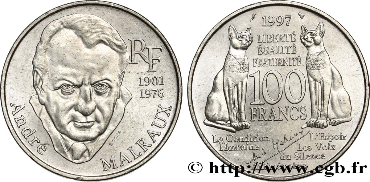 100 francs Malraux 1997  F.465/2 TTB 