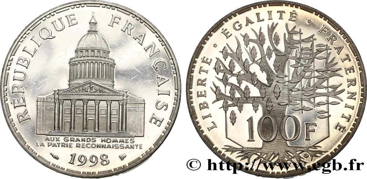 100 francs Panthéon 1998  F.451/21 SPL 