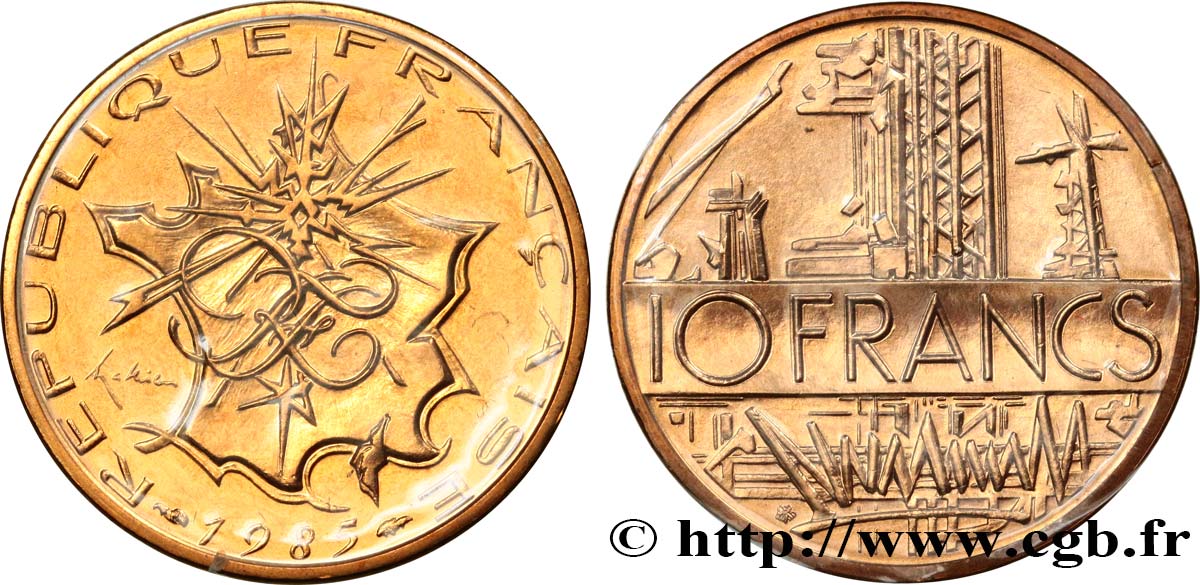 10 francs Mathieu, tranche B 1985 Pessac F.365/13 FDC 