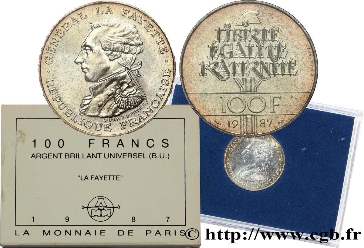 Brillant Universel 100 francs Égalité - La Fayette 1987 Paris F5.1603 6 MS