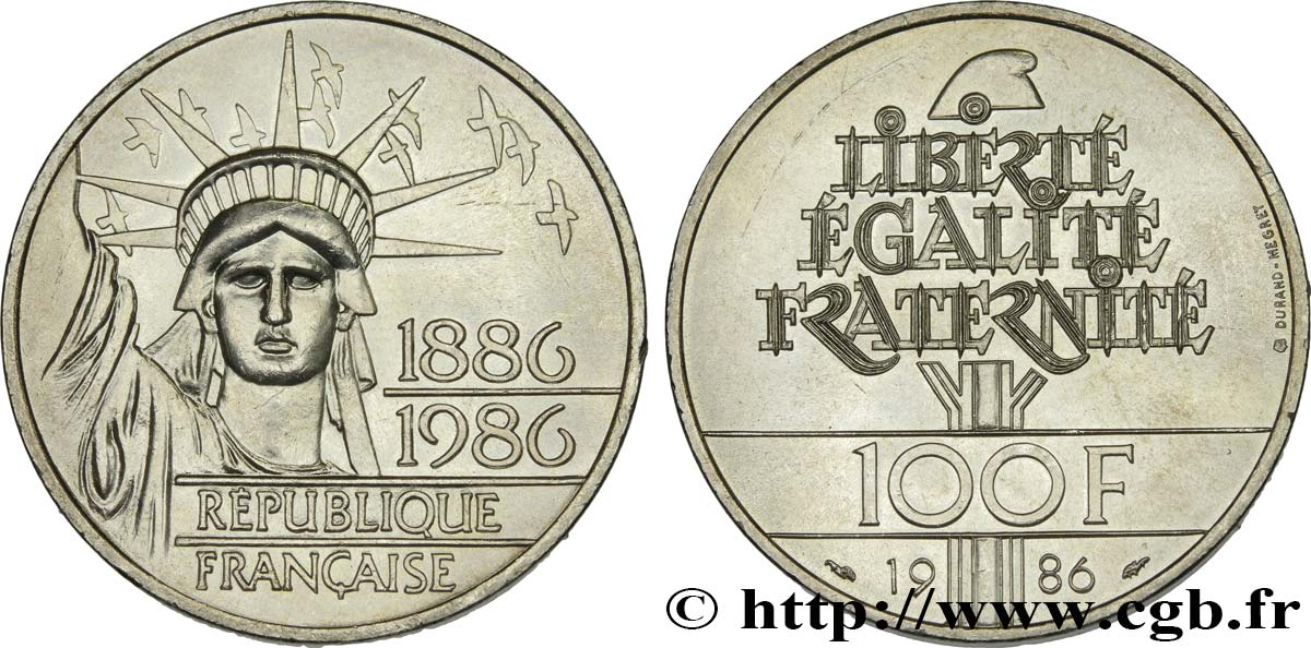 100 francs Liberté (Statue de la) 1986 F.454/2 SPL63