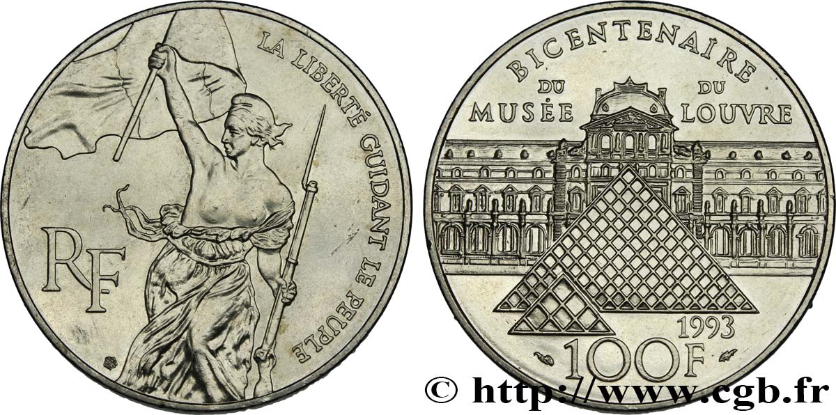 100 francs Liberté guidant le peuple 1993 F.461/2 SUP