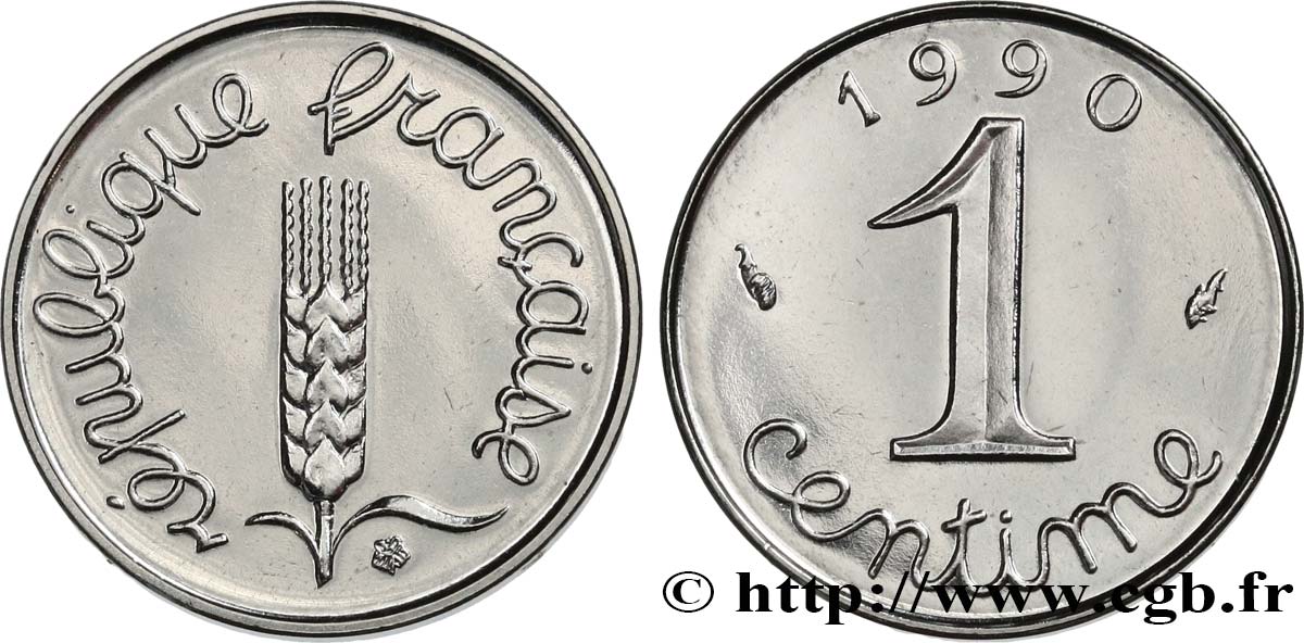 1 centime Épi 1990 Pessac F.106/47 FDC