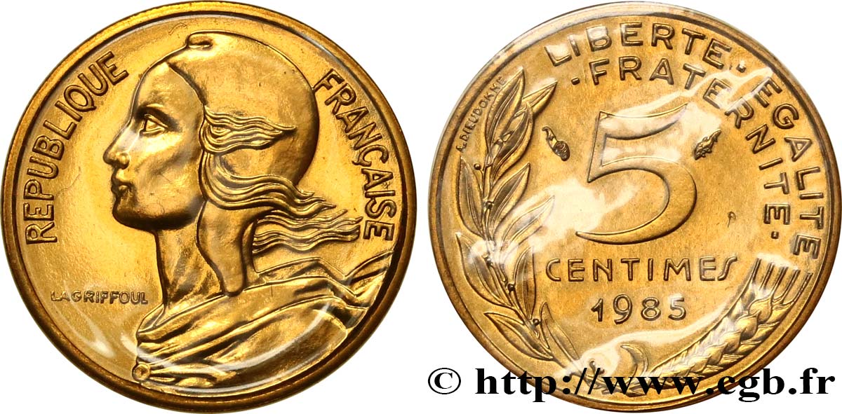 5 centimes Marianne 1985 Pessac F.125/21 FDC
