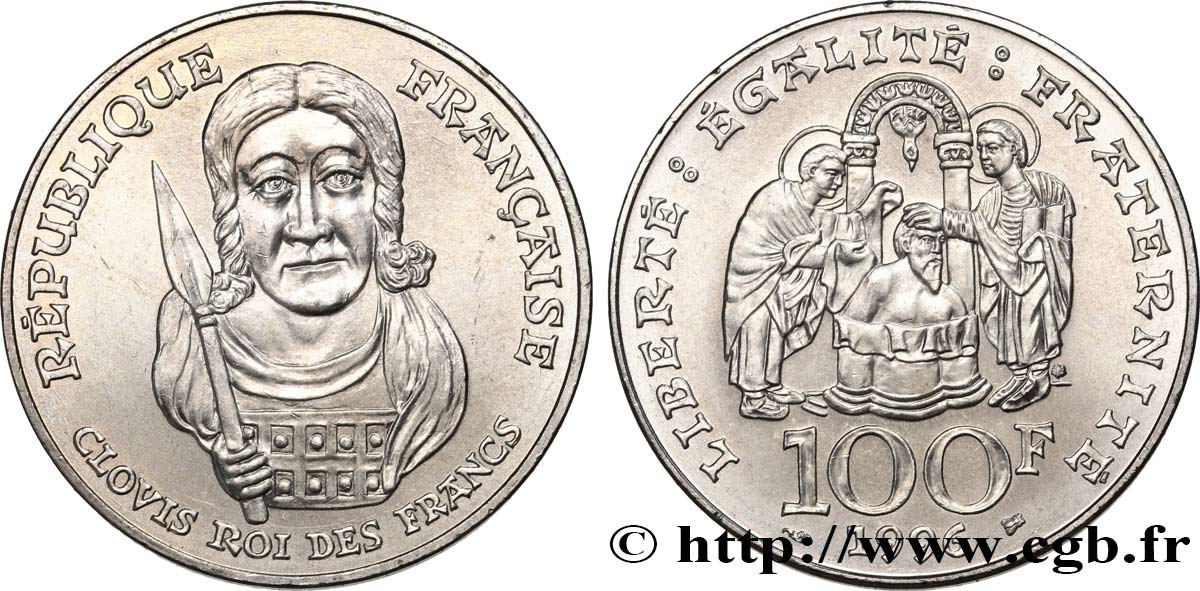 100 francs Clovis 1996 F.464/2 XF