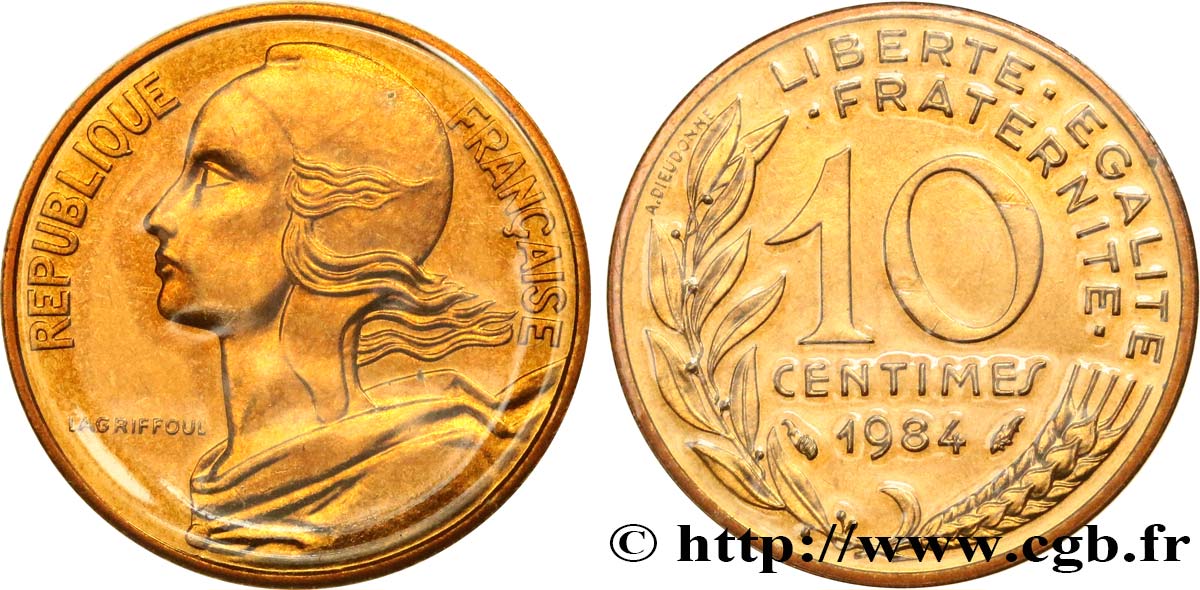 10 centimes Marianne 1984 Pessac F.144/24 ST