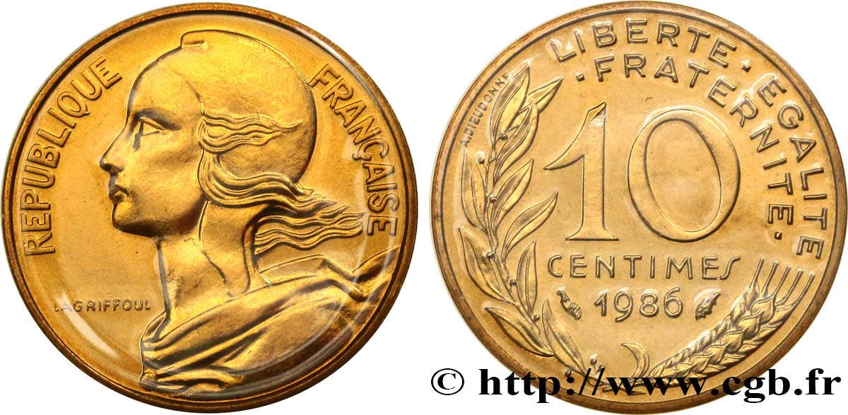 10 centimes Marianne 1986 Pessac F.144/26 FDC