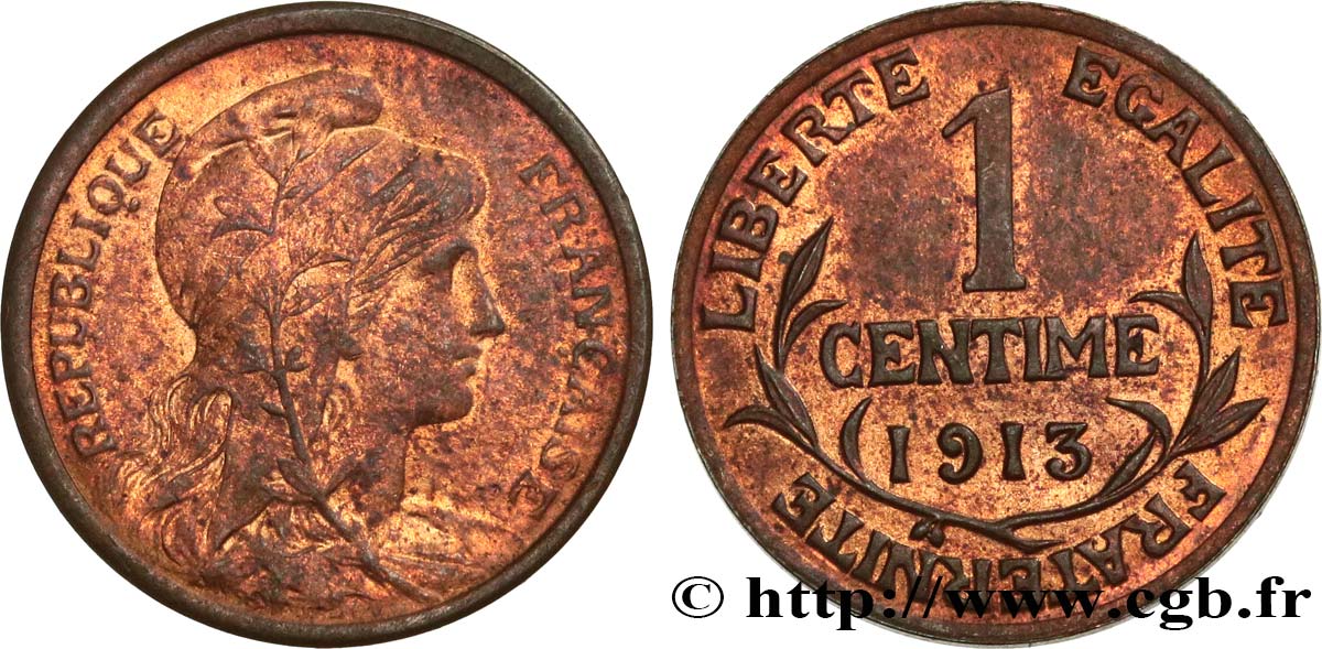 1 centime Daniel-Dupuis 1913 Paris F.105/15 SPL60