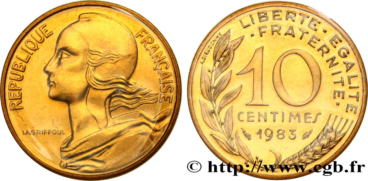10 centimes Marianne 1983 Pessac F.144/23 FDC