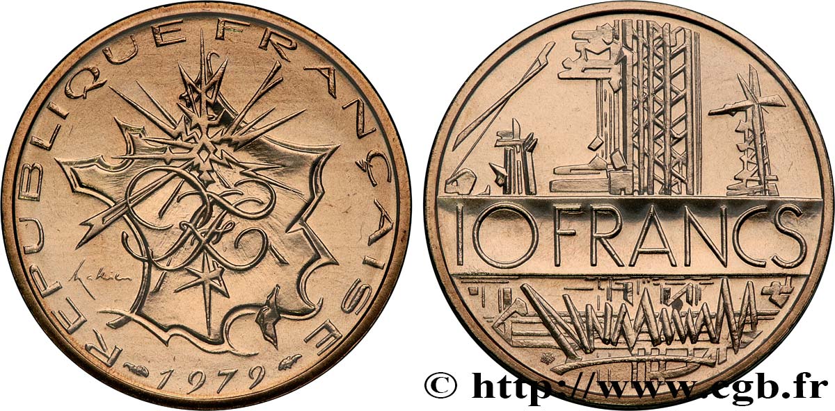 10 francs Mathieu 1979 Pessac F.365/7 ST