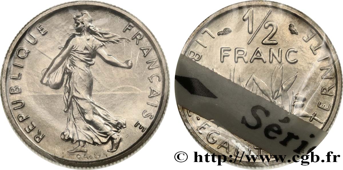 1/2 franc Semeuse 1971 Paris F.198/10 FDC