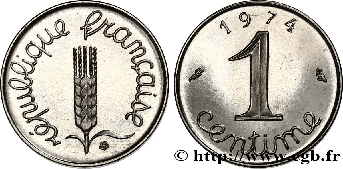 1 centime Épi 1974 Pessac F.106/25 FDC