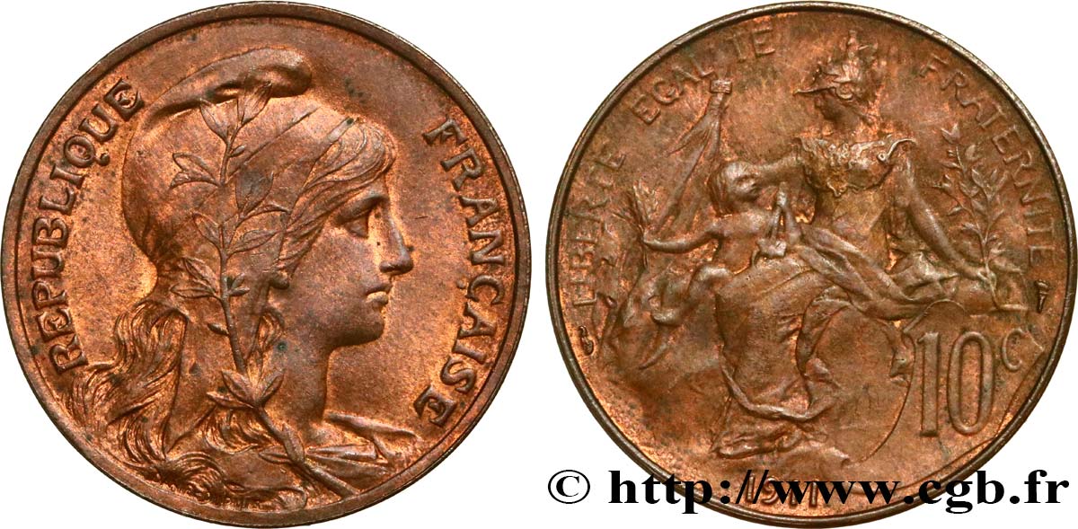 10 centimes Daniel-Dupuis 1911 F.136/20 VZ58