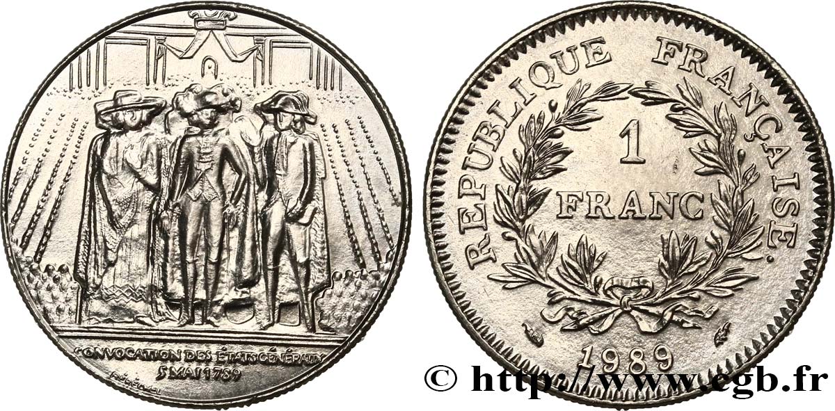 1 franc États Généraux 1989 F.228/2 MS