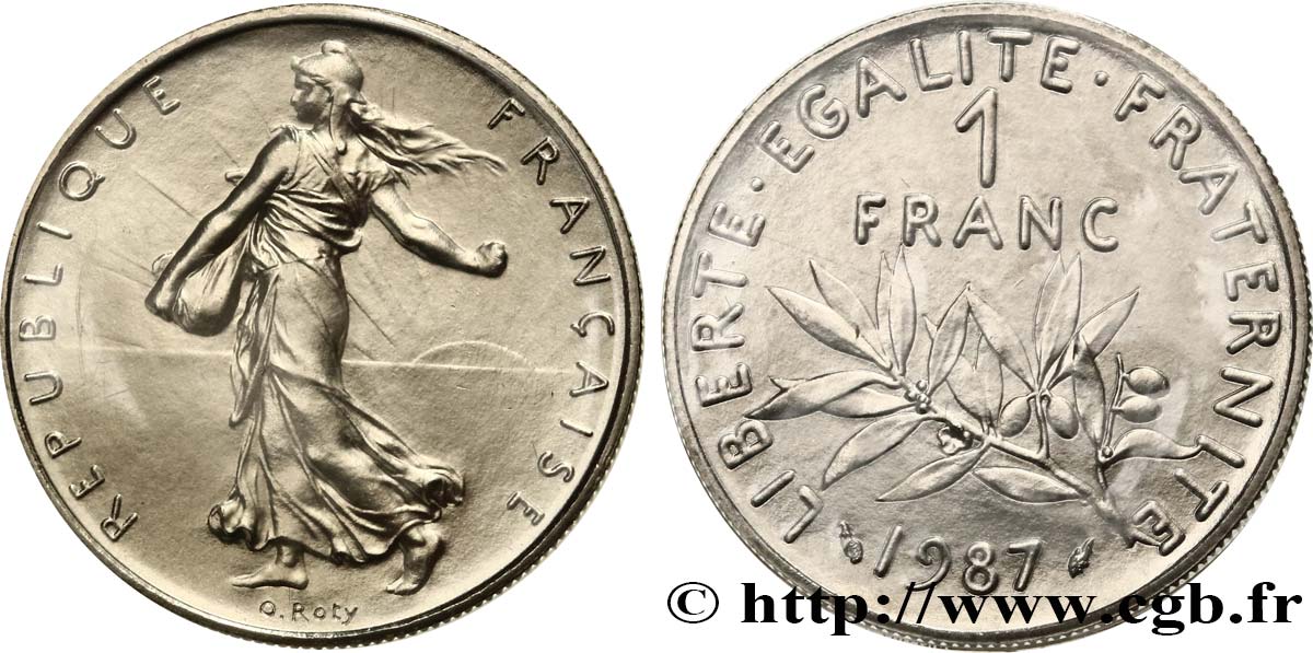 1 franc Semeuse 1987 Pessac F.226/32 FDC