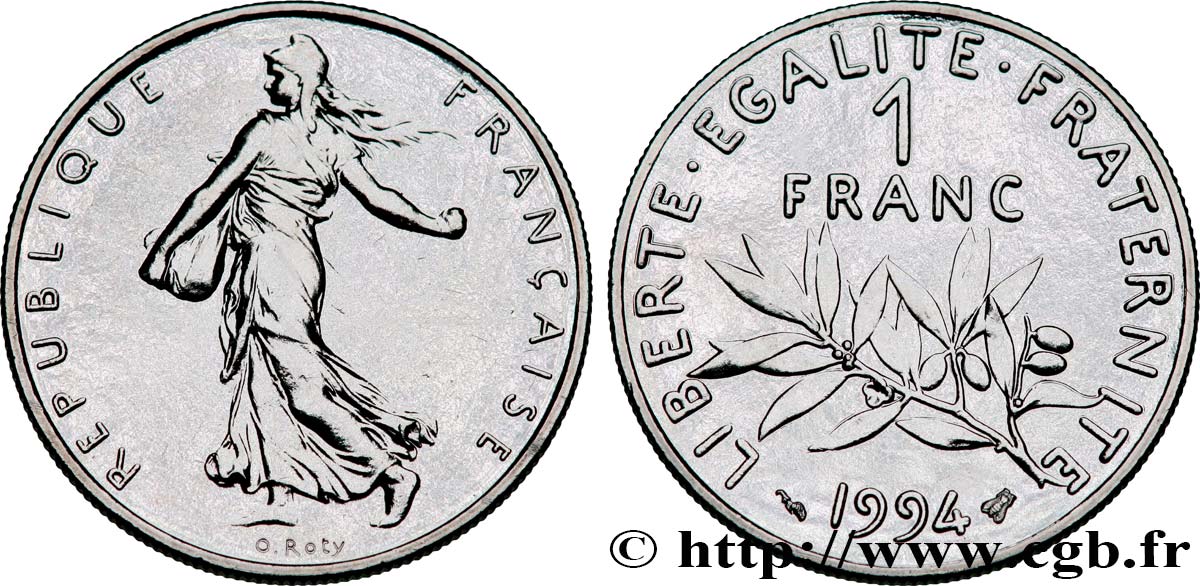 1 franc Semeuse, nickel 1994 Pessac F.226/42 MS