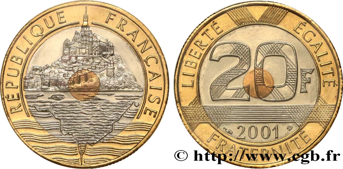 20 francs Mont Saint-Michel 2001 Pessac F.403/17 MS