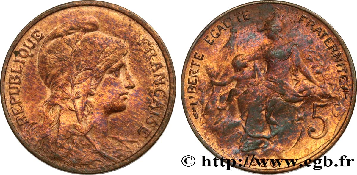5 centimes Daniel-Dupuis 1920 F.119/31 TTB50