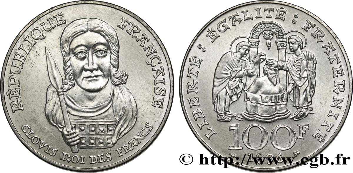 100 francs Clovis 1996 F.464/2 SUP62