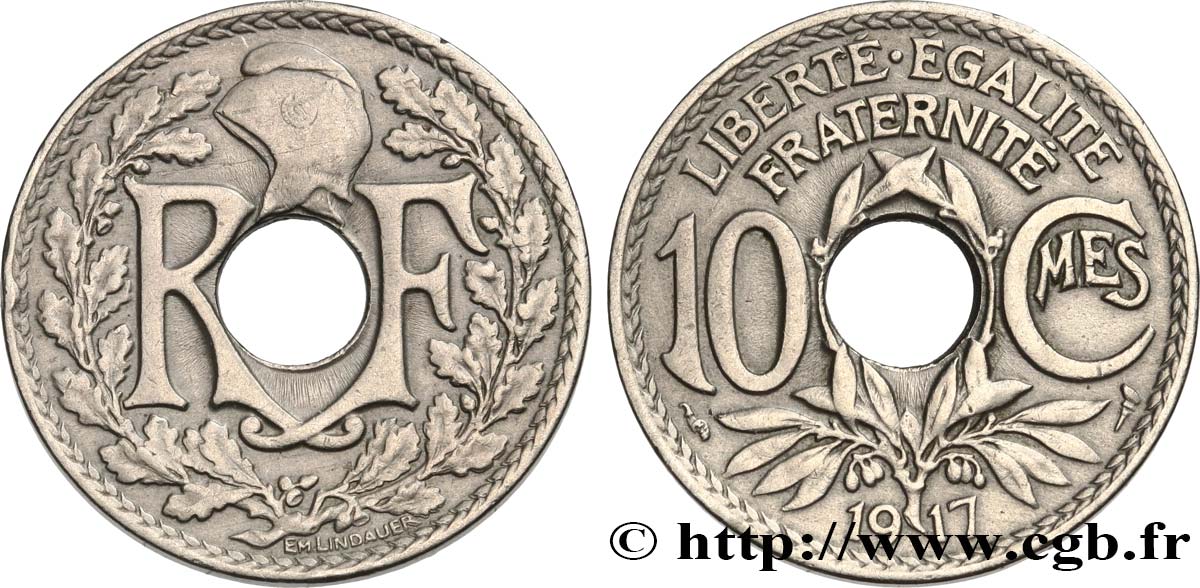 10 centimes Lindauer 1917 F.138/1 TB